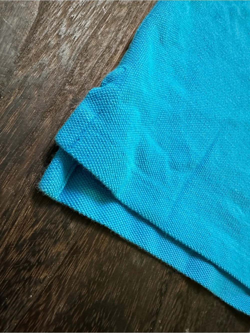Ralph Lauren Blue Polo Shirt with Orange Logo 12M